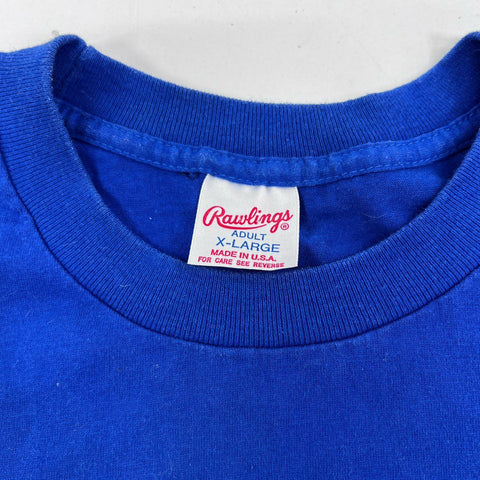 Vintage 80s LA Dodgers MLB Single Stitch Rawlings USA Made T-Shirt Sz XL