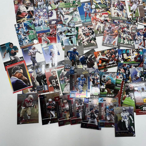 Troy Polamalu Rookie + 150+ NFL Football Card Lot 90s 2000s Topps Fleer UD