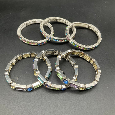 Off Park Collection Jewelry Lot 12pc Necklaces Earrings Cuffs Stretch Bracelets