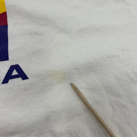 Arizona Flag Graphic Short Sleeve T-Shirt Gildan Cotton Adult Size XL *Staining