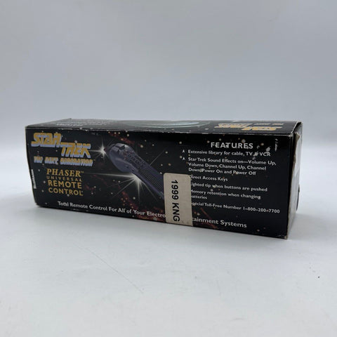 Vintage Star Trek The Next Generation Phaser Universal Remote Control Tested
