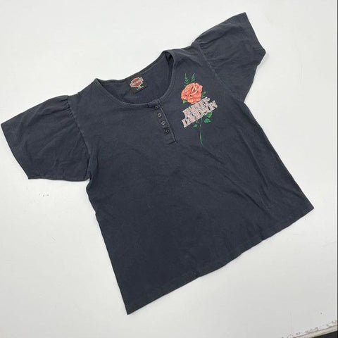 Vintage 90s 00s Harley Davidson Womens Shirts Lot 4 Hawaii Vegas Omaha Sz L