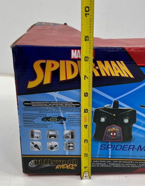 2018 Jada Toys Marvel Spider-Man RC Car Turbo Boost 2.4GHz Open Box
