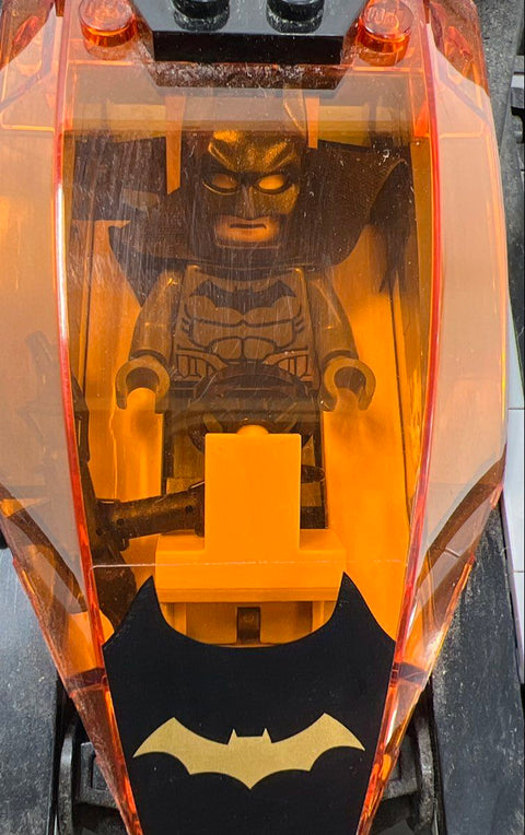 LEGO DC Batman Batmobile Car Vehicle with Batman Minifigure Built Loose