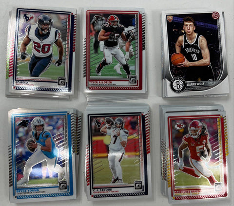 Football Card Lot 2024-2025 Panini Prizm Absolute Mosaic Score See Photos