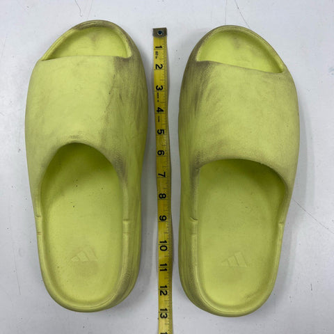 Adidas Yeezy Slide Glow Green EVA Foam Athletic Slip-On Sandals Size 12
