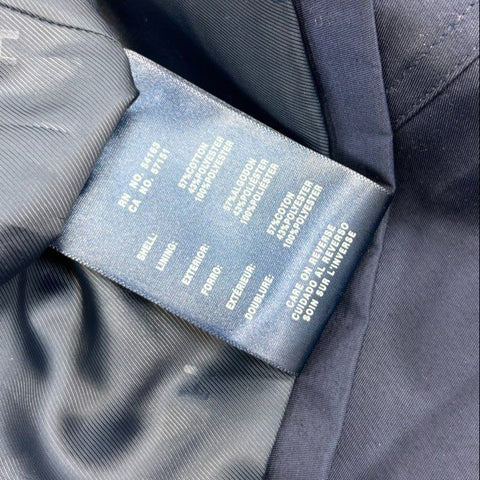 Tommy Hilfiger NWT Navy Blue Single Breasted Belted Trench Coat Jacket Women's