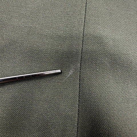 Vintage 70s Levi's Olive Green Two Button Tailored Blazer Suit Jacket Sz 11