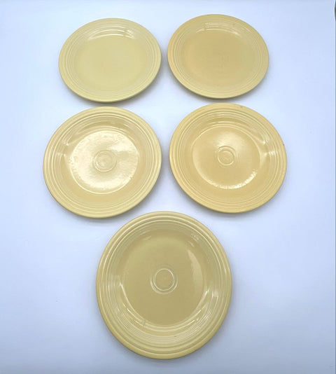 Homer Laughlin Fiesta Yellow Dinnerware 13pc Set Plates Dinner Salad Bread