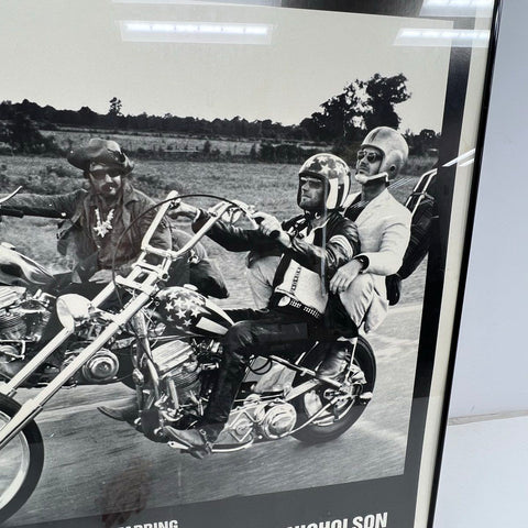 Vintage Easy Rider Movie Poster Print Framed 26x38 Fonda Hopper Nicholson 1969