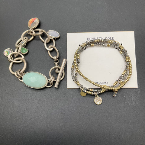 Kenneth Cole New York Costume Jewelry Lot 7 Necklace Bracelet Earring Beaded