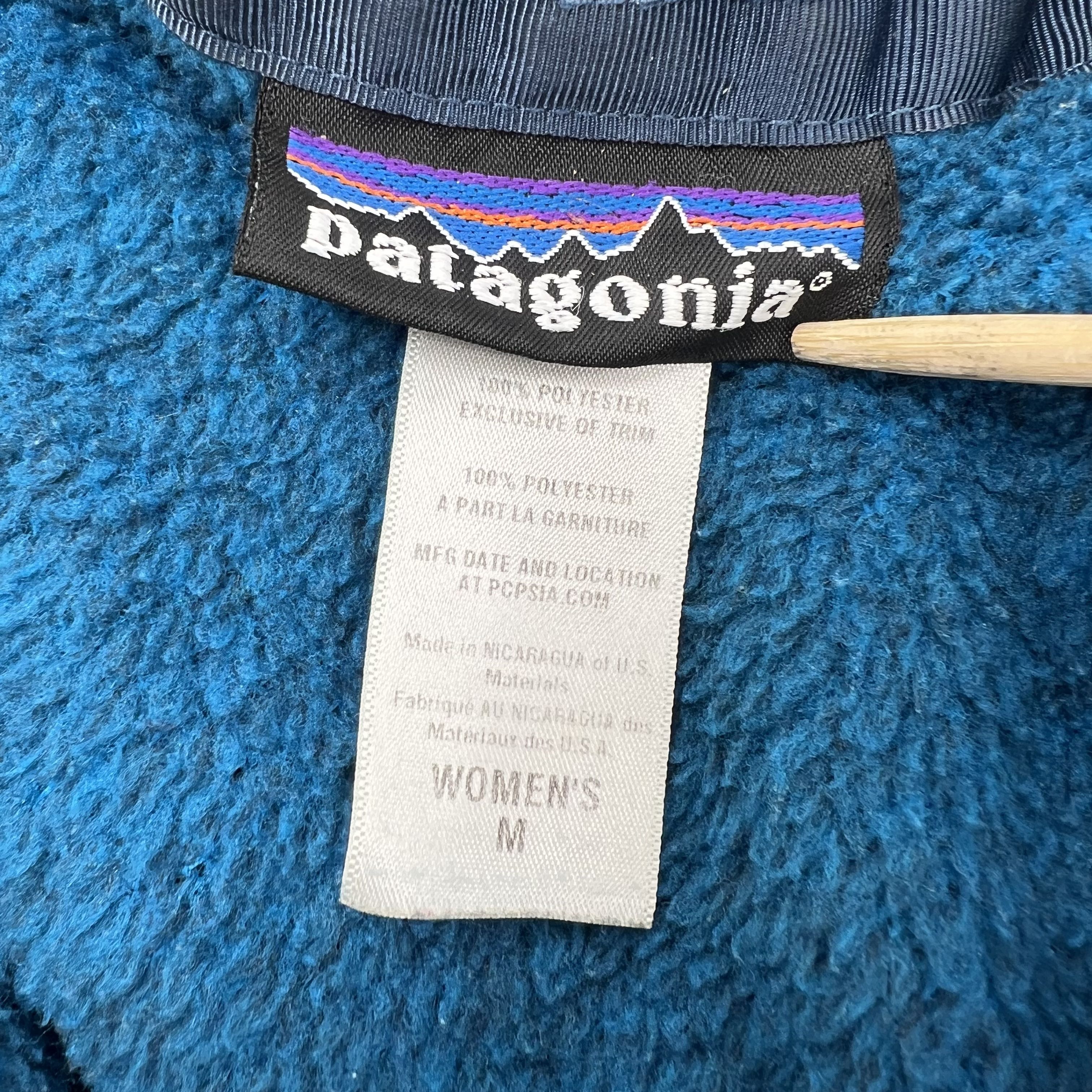 Patagonia Teal Re-Tool Snap-T Fleece Pullover Women's Size M