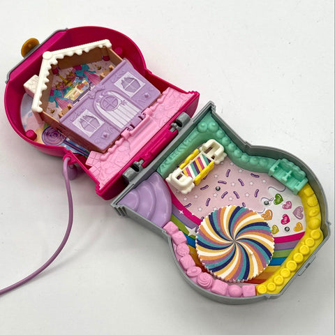 Polly Pocket Lot 7 Compacts Pineapple Panda Theater Candy Tropical Mixed Set