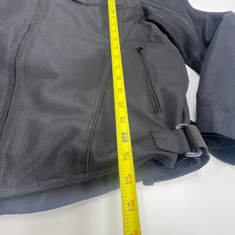 River Road Riding Motorcycle Jacket 3XL Black With Padding