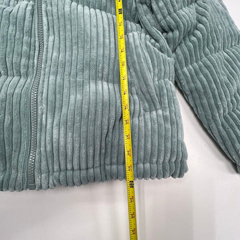 Koolaburra by UGG Women's Faded Jade Annely Chenille Puffer Jacket Size M