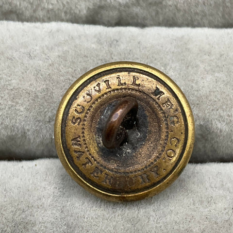 Antique US Military Buttons Lot 2 US Eagle Great Seal Scovill Waterbury