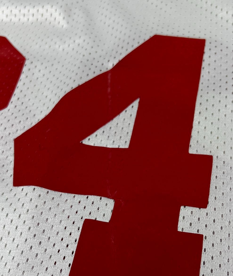Adidas Nebraska Huskers White #24 Football Mesh Jersey Youth Size YL