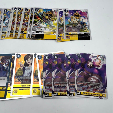 Digimon Card Game Lot ST19 Liberator Fable 04 Approximately 50 Cards See Photos