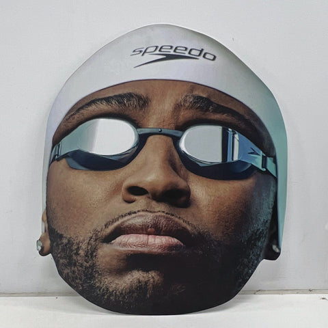 2016 Speedo Cullen Jones Olympic Trials Die-Cut Cardboard Sign Store Display