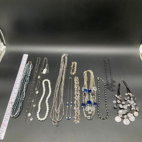 Vintage to Modern Costume Jewelry Lot of 11 Necklaces & Bracelet Park Lane