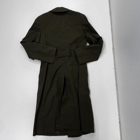 Vintage US Military Wool Overcoat Double Breasted Trench Jacket Sz 38L