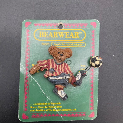 Vintage Boyds Bears Pins Lot 8 Pieces Resin Bearwear Folkwear Holiday Themes