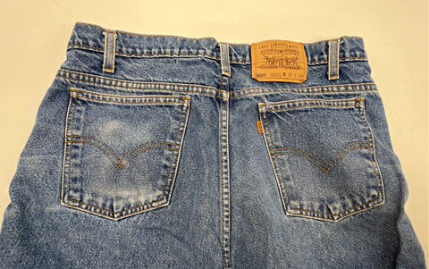 Vintage 90s Levi's Men's 505 Orange Tab Regular Fit Straight Leg Jeans 36x29