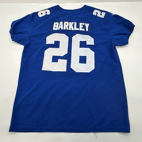 Nike Men's New York Giants Saquon Barkley Blue On Field Jersey Sz 52