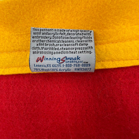 Winning Streak KC Chiefs 1969 Super Bowl Champions Embroidered NFL Banner