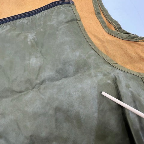 Vintage 80s SafTBak Men's Tan Canvas Upland Hunting Shooting Vest USA Sz L