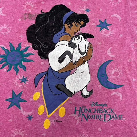 Vintage 1996 Disney Hunchback of Notre Dame Esmeralda Single Stitch Kids Sz M
