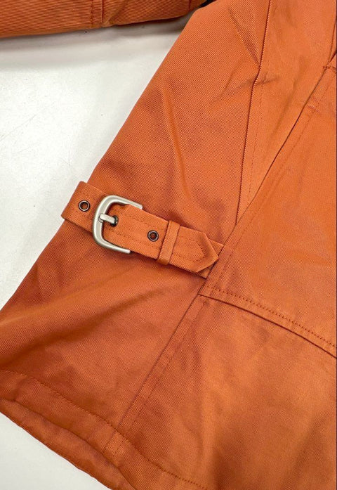 Vintage Harley-Davidson Women's Cotton Nylon Rider Jacket Rust Orange Sz XS