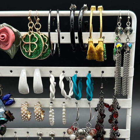 Fashion Earrings Mixed Styles Boho Retro Hoops Tassel Dangles Jewelry Lot of 28
