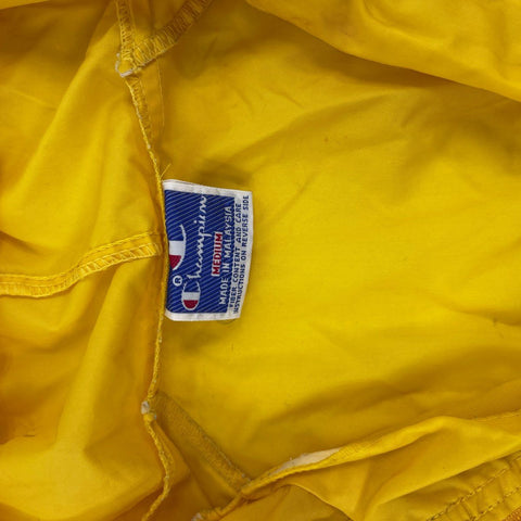 Vintage 80s Champion Oakland Winged Foot Hooded Windbreaker Jacket Sz M