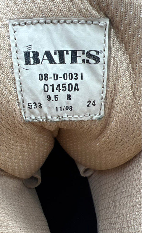 Bates 01450A Tan Coyote Suede Nylon Military Tactical Boots Men's Size 9.5 R