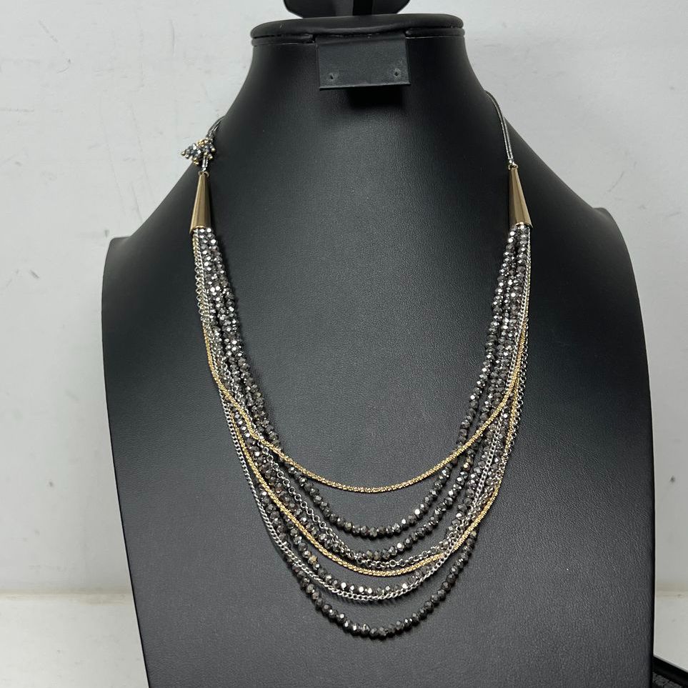 J Jill Multifaceted Beaded Necklace NWT