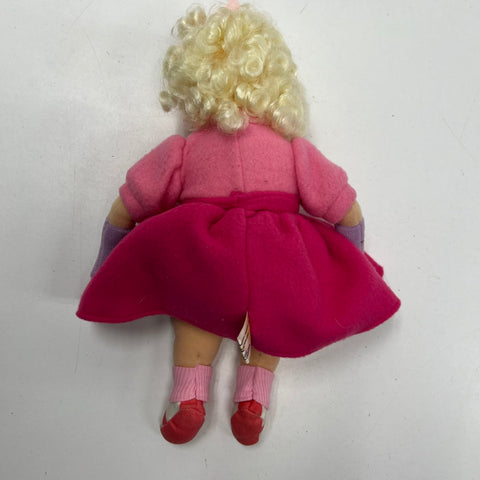 Vintage 80s The Muppets Miss Piggy Plush Doll Merawell Kermit Graphic 12"