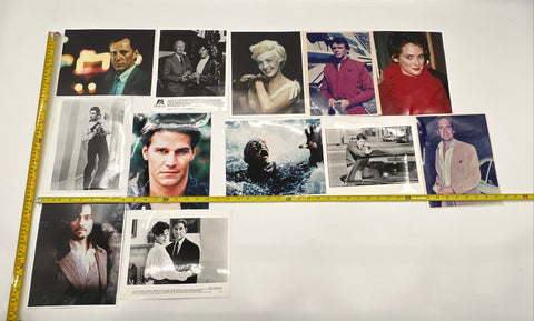 Vintage Celebrity Photo Lot Hollywood Press Publicity Photos 11 Pieces 8x10