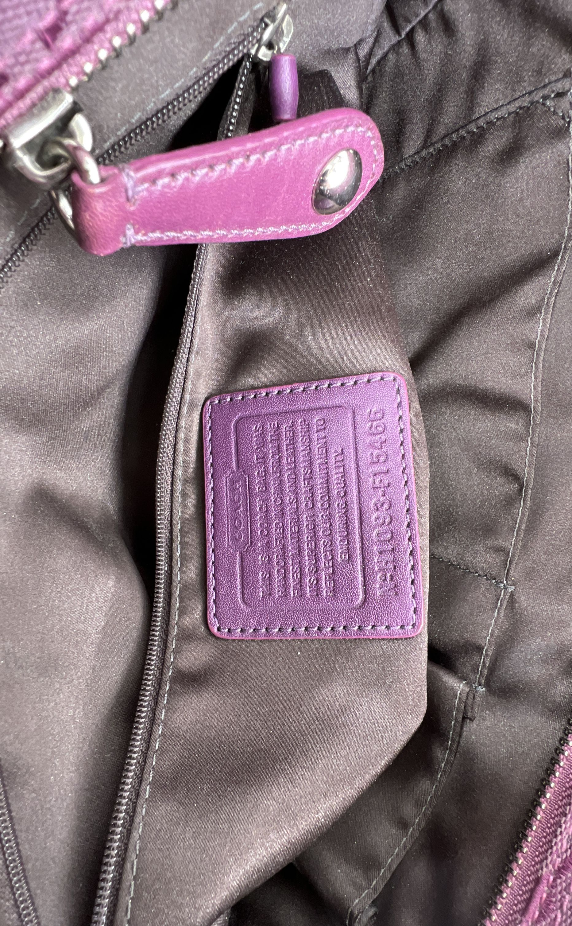 バッグ Coach Signature Patchwork Hand Bag Pink Coach Hand Bag Signature Patchwork Pouch Pink y2k Women's