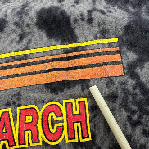 Vintage 90s Harley-Davidson Engine Tie Dye T-Shirt Single Stitch USA Sz M