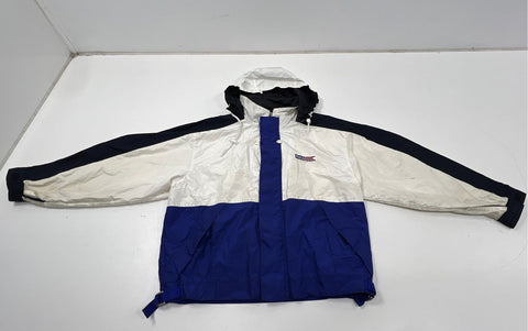 Vintage 90s Polo Sport Ralph Lauren Yachting Windbreaker Hooded Jacket Sz L