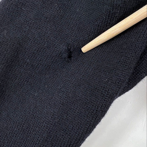 Escada Women's Vintage 90s Wool Sweater Set Black Mismatched Sz 38 44