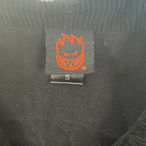 Spitfire Men's The End Chore Jacket Black Green Contrast Skate Size S