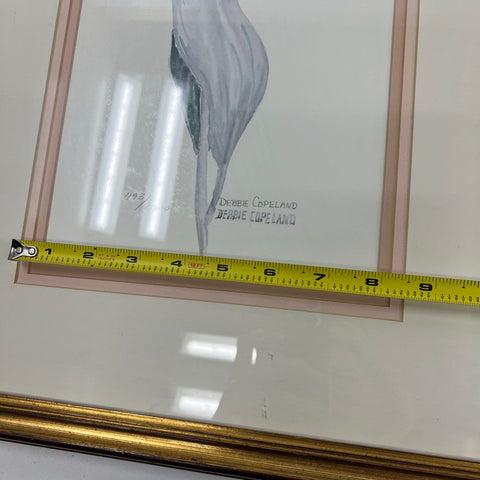 Debbie Copeland Signed Ltd Ed Print 493/1500 Tulip Floral Botanical Art Framed