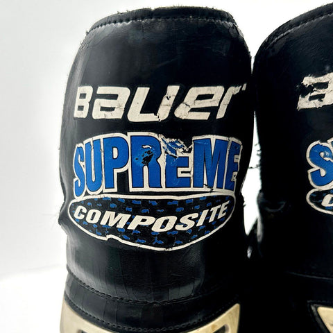 Bauer Supreme Composite Ice Skates TUUK Plus Blades Black ~11.25" Outsole