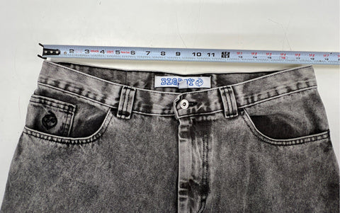 Polar Skate Co. Men's Big Boy Jeans Gray Acid Wash Baggy Loose Fit Denim 36x29