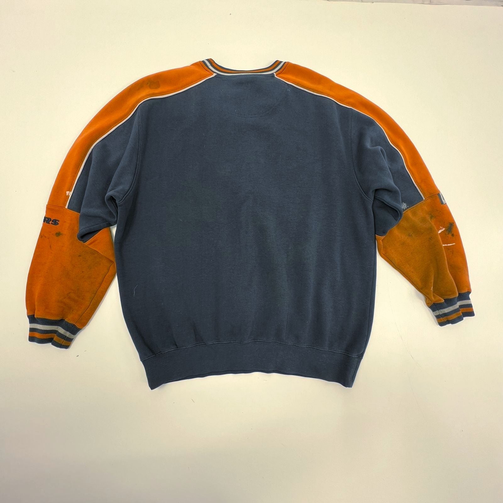 NFL Chicago Bears Crewneck Blue Pullover Vintage Adult Medium-Large *Fair
