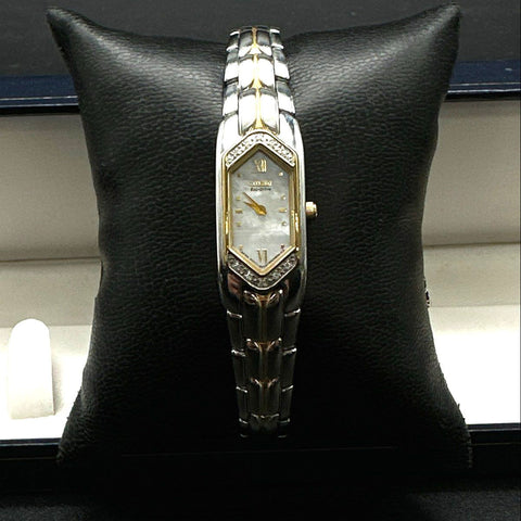Citizen Eco-Drive Women's Two-Tone Stainless Steel Mother of Pearl Watch G620