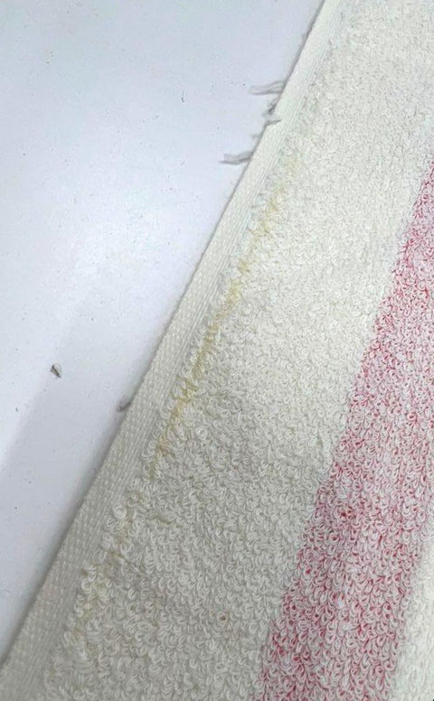 La Josefina Vintage Pin-Up Girl Beach Towel Private Cabana Stripe Cotton