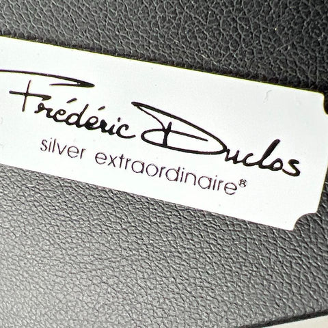 Frederic Duclos Sterling Silver Blue Gemstone Necklace NWT 6.07g